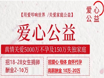 卡若捐卵助孕生子 爱心志愿者招募